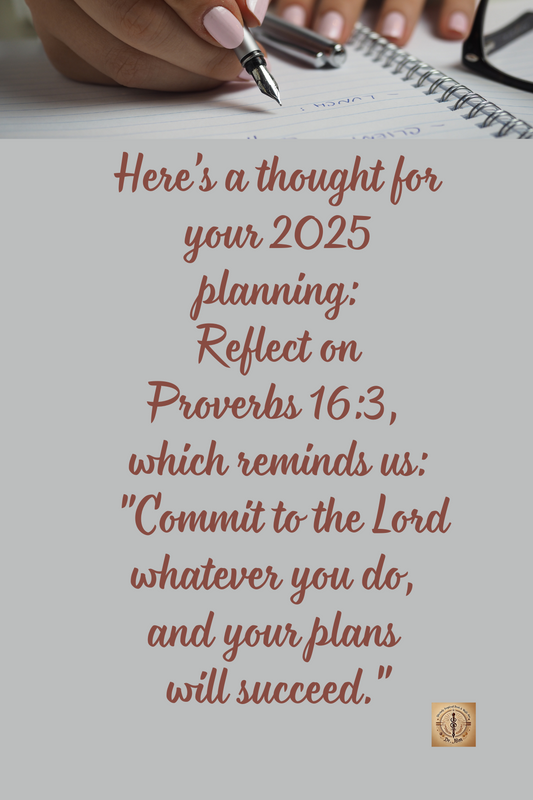 New Year Planning Encouragement from Scripture