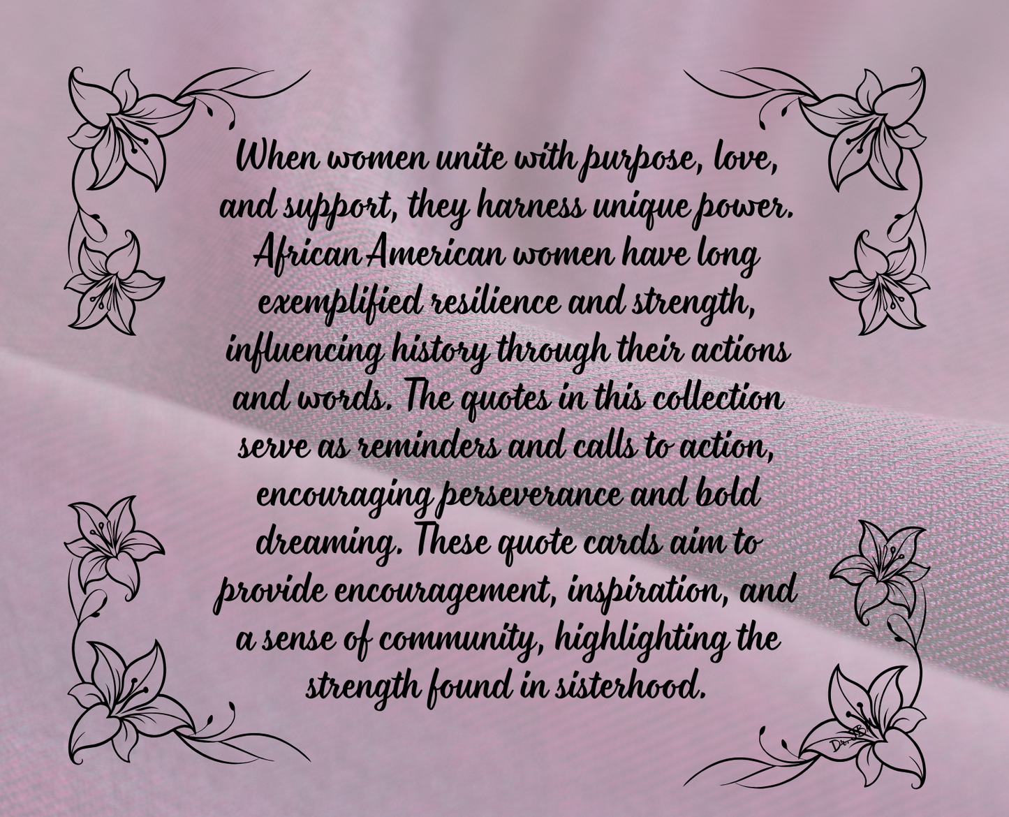 "Empowering Desk Decor: Quotes by African American Women, Wood Panels"